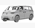 Volkswagen ID Buzz GTX 3D模型 seats