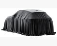 Car Cover Small SUV 3Dモデル wire render