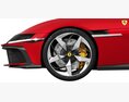 Ferrari 12Cilindri 3D-Modell Vorderansicht