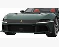 Ferrari 12Cilindri Spider 3d model clay render
