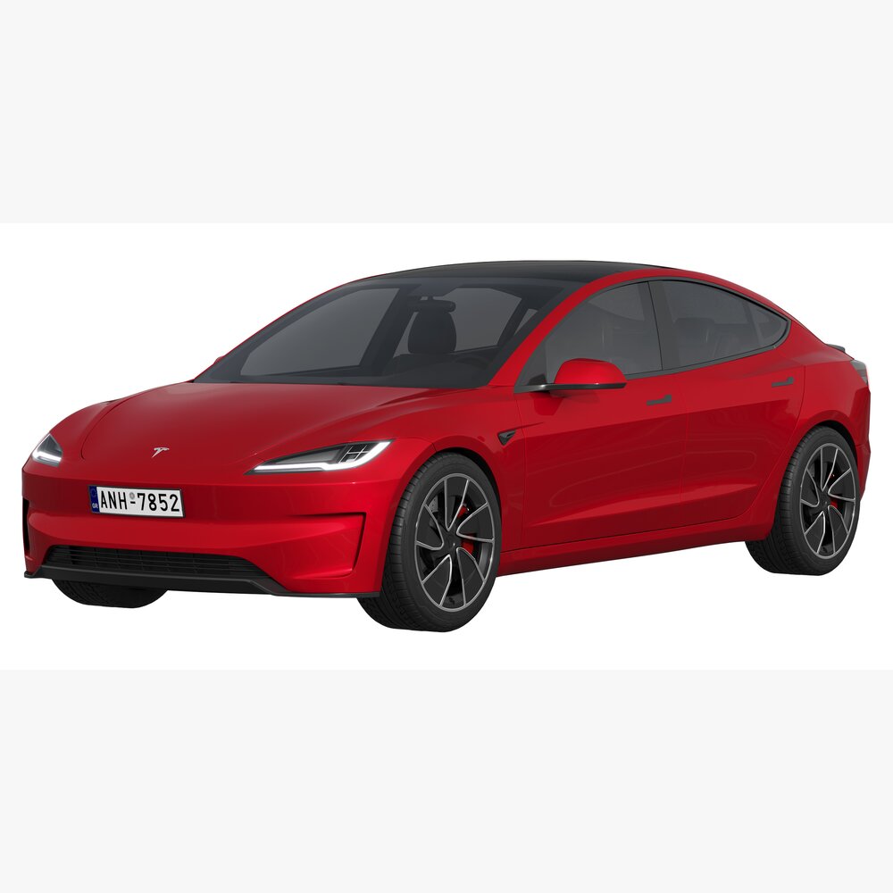 Tesla Model 3 Performance 3Dモデル