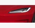Tesla Model 3 Performance Modello 3D vista laterale