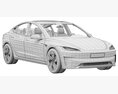 Tesla Model 3 Performance 3D 모델 