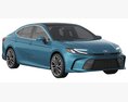 Toyota Camry XLE 2025 3D模型 后视图