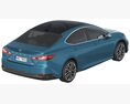 Toyota Camry XLE 2025 3D模型 顶视图