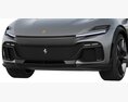 Ferrari Purosangue 3Dモデル clay render