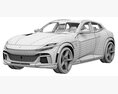 Ferrari Purosangue 3Dモデル seats
