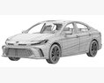 Toyota Camry XSE 2025 3Dモデル seats