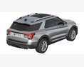 Ford Explorer 2025 3Dモデル top view
