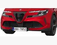 Alfa Romeo Junior Elettrica 3d model clay render