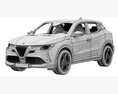 Alfa Romeo Junior Hybrid 3D 모델  seats