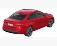 Audi A3 Sedan 2025 3D模型 顶视图