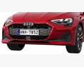Audi A3 Sedan 2025 3D-Modell clay render