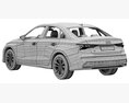 Audi A3 Sedan 2025 3D 모델 