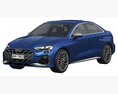 Audi S3 Sedan 2025 3D 모델 