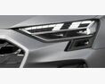 Audi S3 Sportback 2025 Modello 3D vista laterale