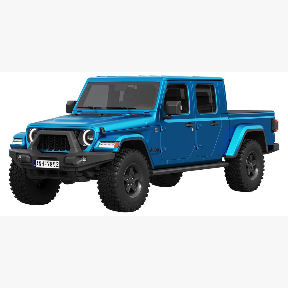 Jeep Gladiator Willys 2024 3D 모델 