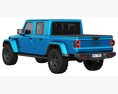 Jeep Gladiator Willys 2024 3d model wire render