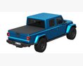 Jeep Gladiator Willys 2024 3d model top view