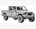 Jeep Gladiator Willys 2024 3d model