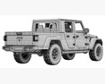 Jeep Gladiator Willys 2024 3d model