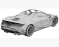 McLaren 750S Spider 3D 모델 