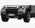 Land Rover Defender EXPLORER PACK Modèle 3d clay render