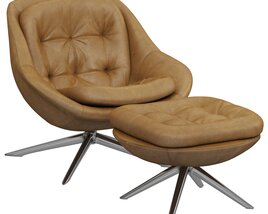 Minotti Kendall Chair Modèle 3D