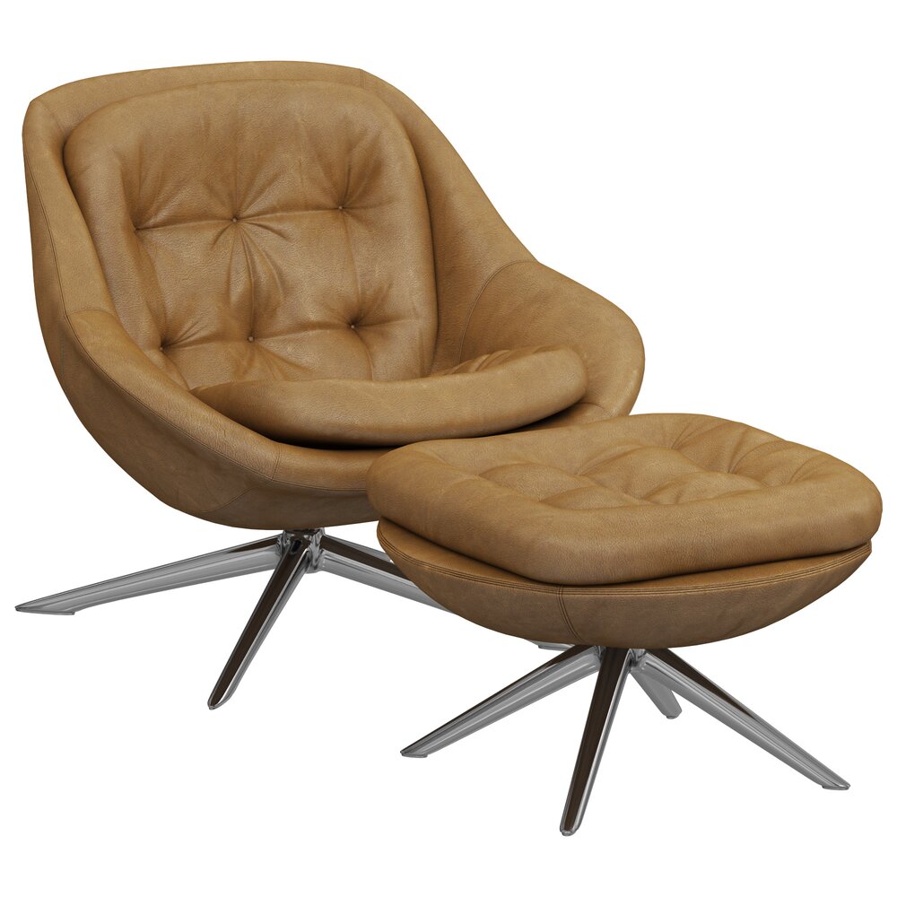 Minotti Kendall Chair 3D 모델 