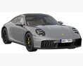 Porsche 911 Carrera GTS 2025 3D模型 后视图