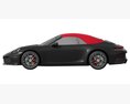 Porsche 911 Carrera GTS Cabriolet 2025 3D模型 正面图