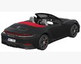 Porsche 911 Carrera GTS Cabriolet 2025 3D 모델 