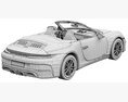 Porsche 911 Carrera GTS Cabriolet 2025 Modelo 3D