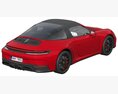 Porsche 911 Targa 4 GTS 2025 3D модель seats