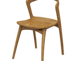 Restoration Hardware Luka Dining Side Chair Modello 3D