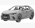 Lexus RX 500h F-Sport 2023 3D 모델 