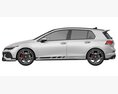 Volkswagen Golf GTI Clubsport 2025 3D 모델 