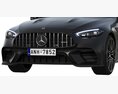 Mercedes-Benz C63 S AMG E Performance Estate 2023 3D-Modell clay render