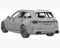 Mercedes-Benz C63 S AMG E Performance Estate 2023 3d model