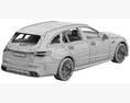 Mercedes-Benz C63 S AMG E Performance Estate 2023 3D 모델 