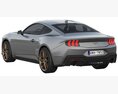 Ford Mustang 2023 3Dモデル wire render