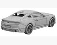 Ford Mustang 2023 3D модель seats