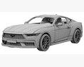 Ford Mustang 2023 3D 모델 