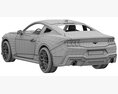 Ford Mustang 2023 3d model