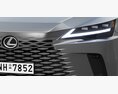 Lexus RX 450 2023 Modello 3D vista laterale