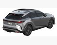 Lexus RX 450 2023 3D 모델  top view