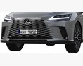 Lexus RX 450 2023 3D 모델  clay render