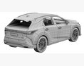 Lexus RX 450 2023 3D 모델  seats