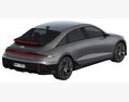Hyundai Ioniq 6 3D模型 顶视图