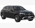 Mercedes-Benz GLC Coupe 2023 3D 모델  back view